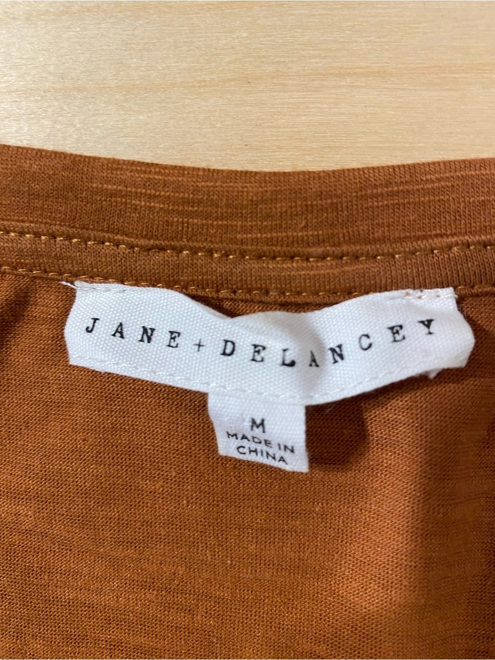 Jane + Delancey Eyelet Puff Sleeve Top - Rust Medium (RT) - Picture 5 of 8